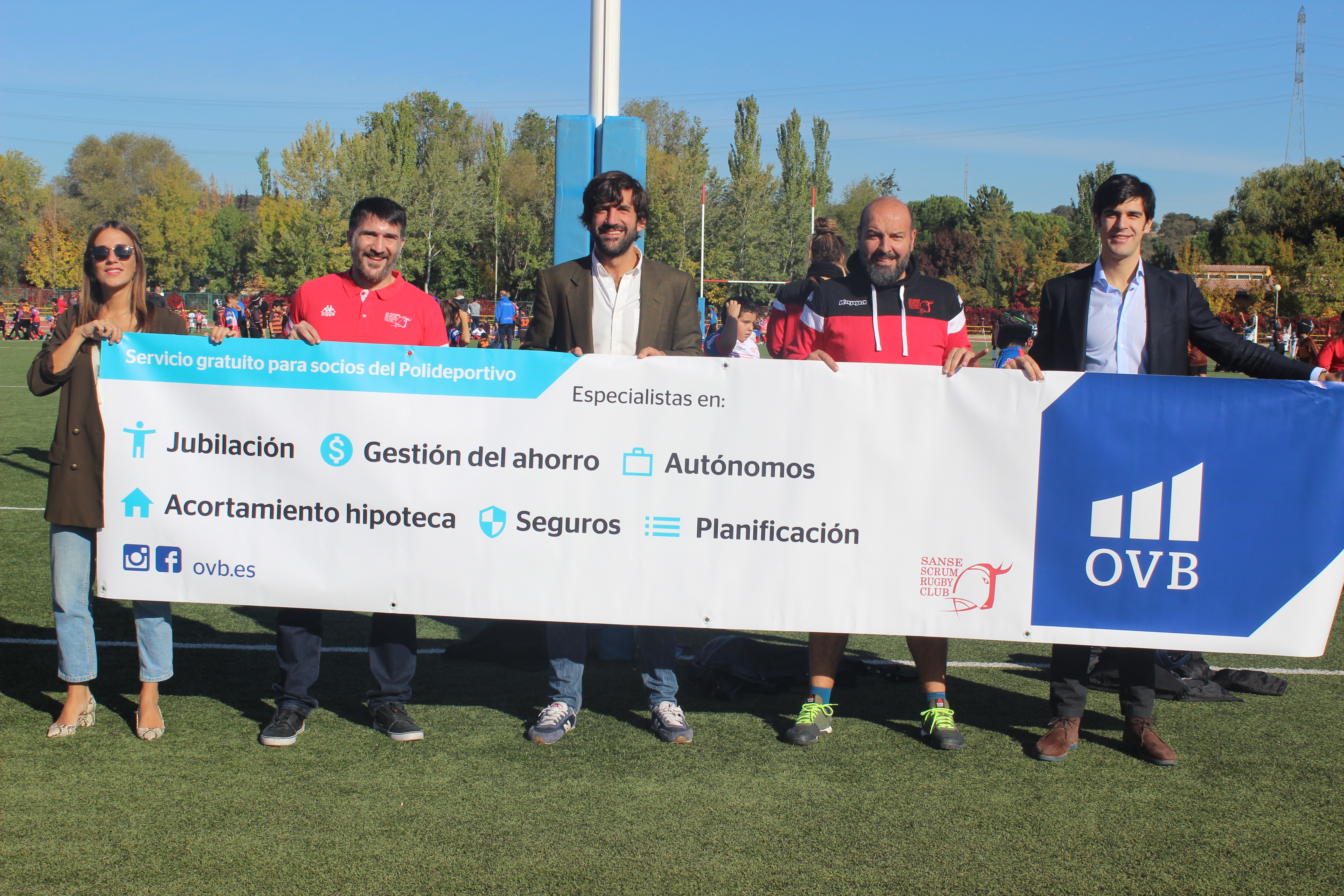 OVB renueva su apoyo al Sanse Scrum Rugby Club por segundo año consecutivo 