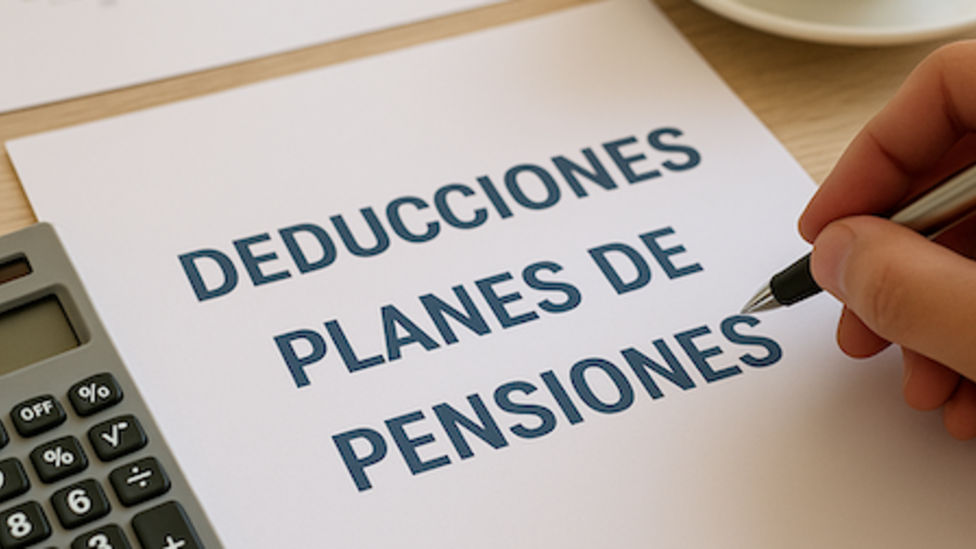 deducciones planes de pensiones